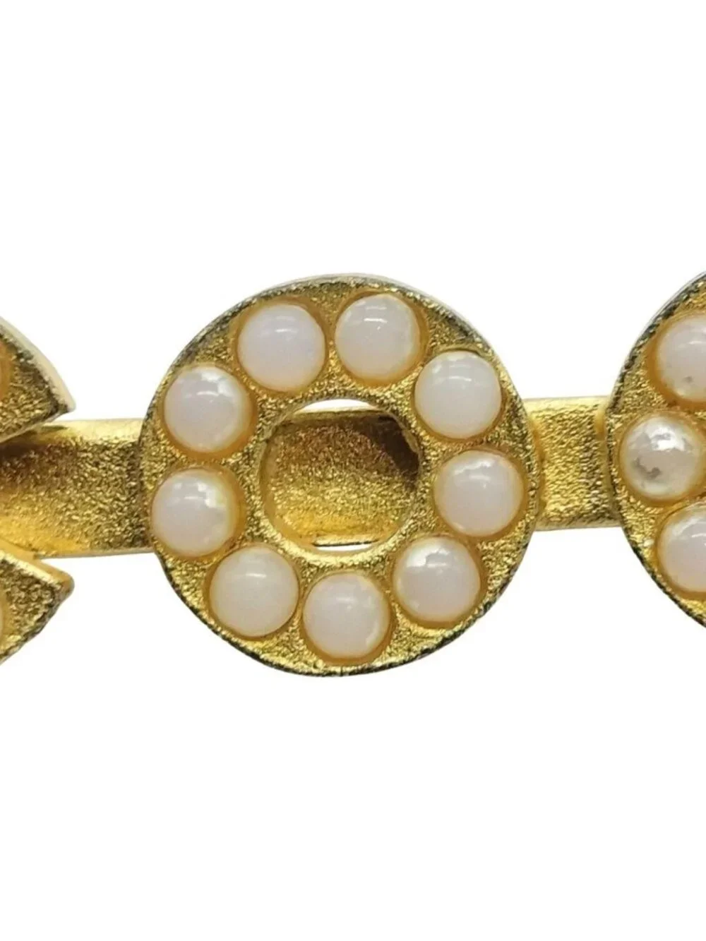 Chanel Brooch Coco Pearl Gold Metal